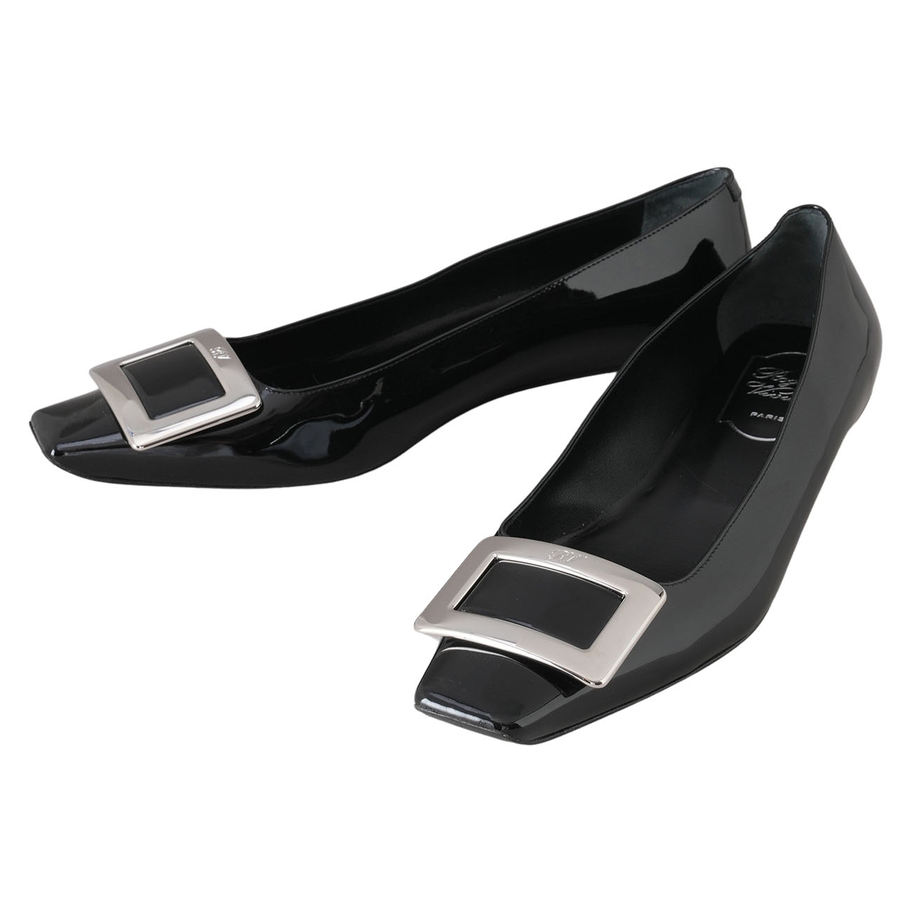 ROGER VIVIER(USED)로저비비에 벨 비비에 메탈버클 구두 #38.5